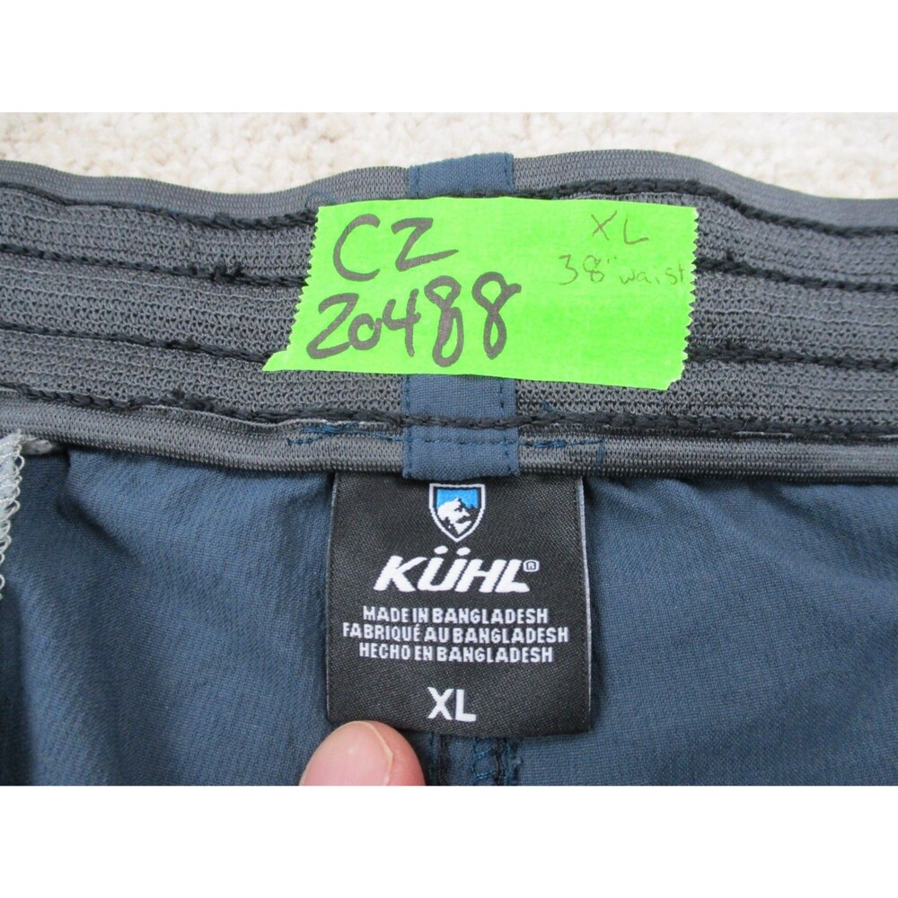 Kuhl Shorts Mens XL Blue Kruiser Hiking Running Outdoor Performance Stretch - Picture 4 of 13